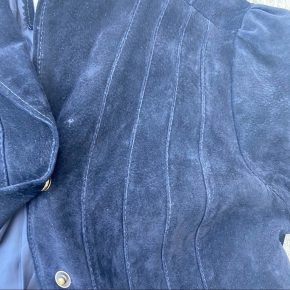 Doma Black Leather Pleated Jacket Riding Western S - Picture 8 of 10